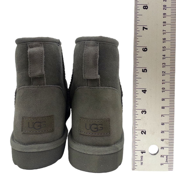 Authentic Ugg Classic Mini II Boots Grey 6 Gray - Picture 3 of 7